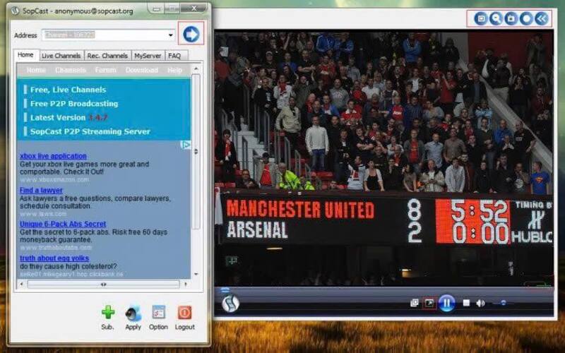 Cách xem bóng đá bằng link Sopcast – Hướng dẫn chi tiết
