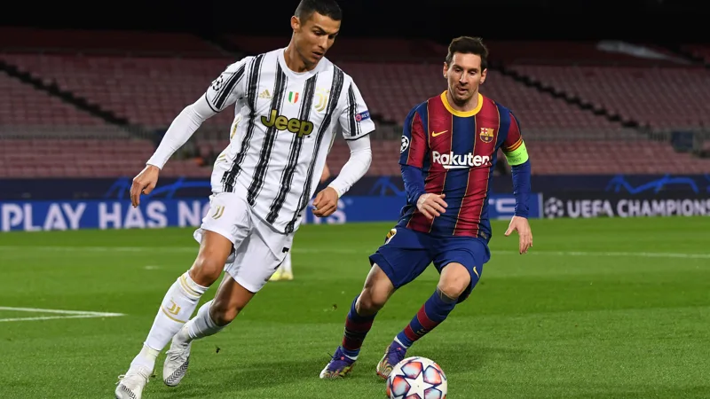 Champions League là một trong những đấu trường thể hiện rõ nhất cuộc cạnh tranh lịch sử khi Ronaldo ghi 140 bàn và Messi có 129 bàn.