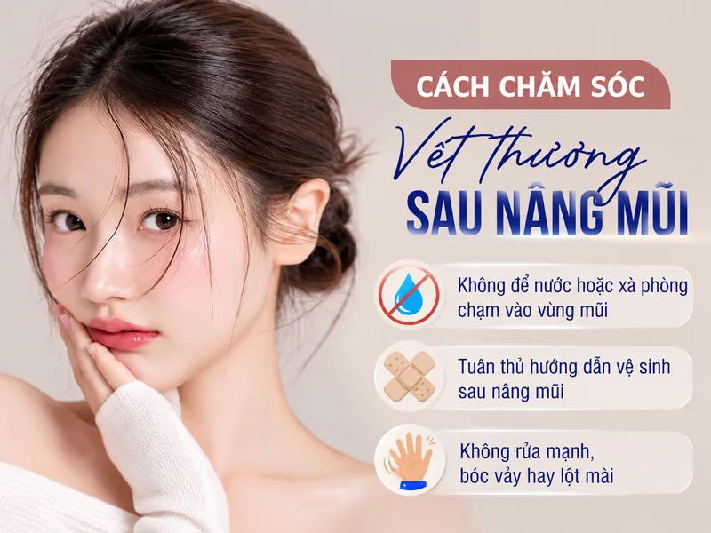 Chăm sóc đúng cách sau phẫu thuật giúp hỗ trợ quá trình hồi phục và duy trì dáng mũi ổn định.